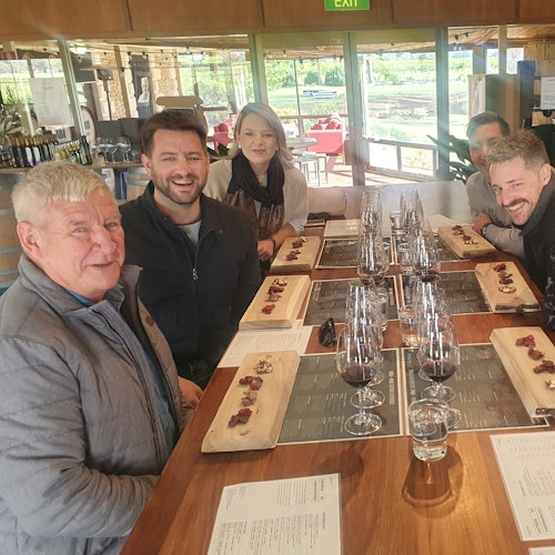 在庫納瓦拉的帕特里克進行巧克力和葡萄酒搭配