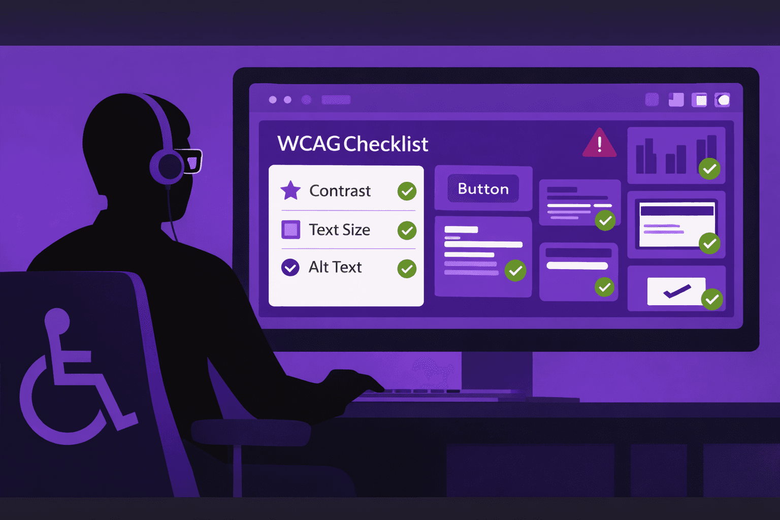accessibility audit of UI library components