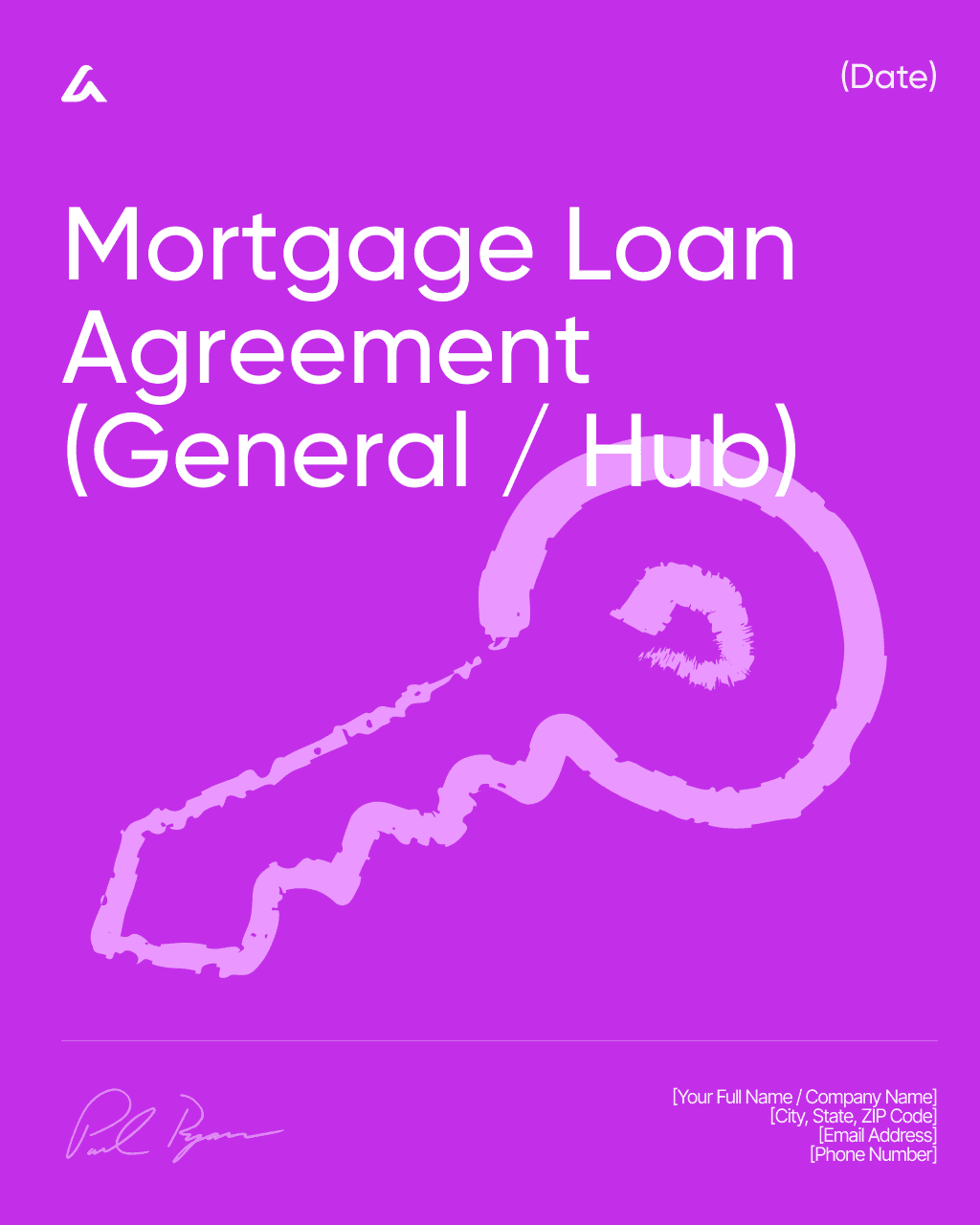 Mortgage Loan Agreement (General / Hub)