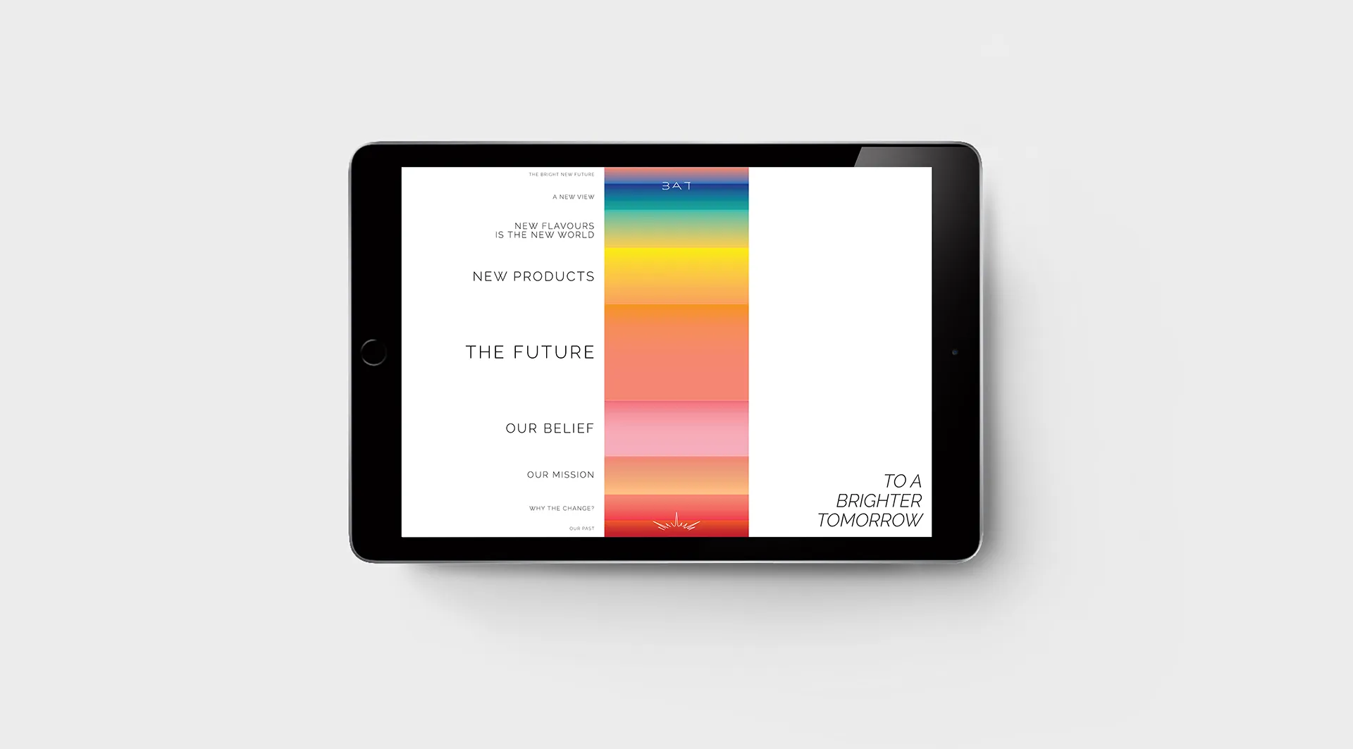 BAT rebrand app ipad 3