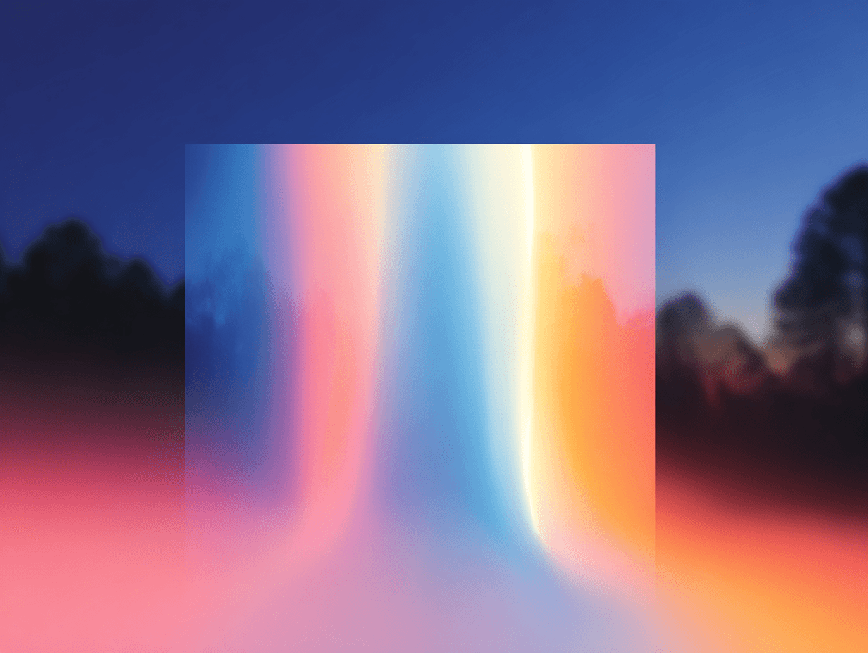 Abstract gradient with dark blue and pink hues.