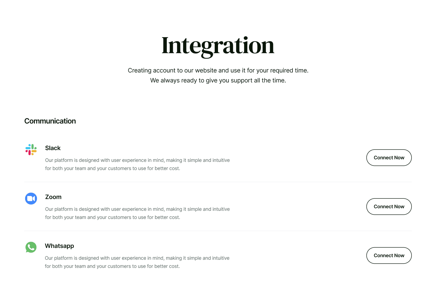 Integration 90