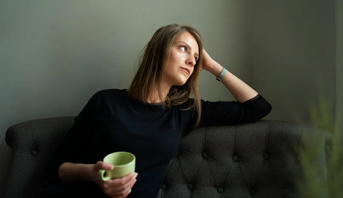 Image of a woman deep in thought