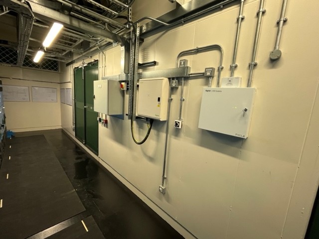 A commercial electrical installation completed by DPH