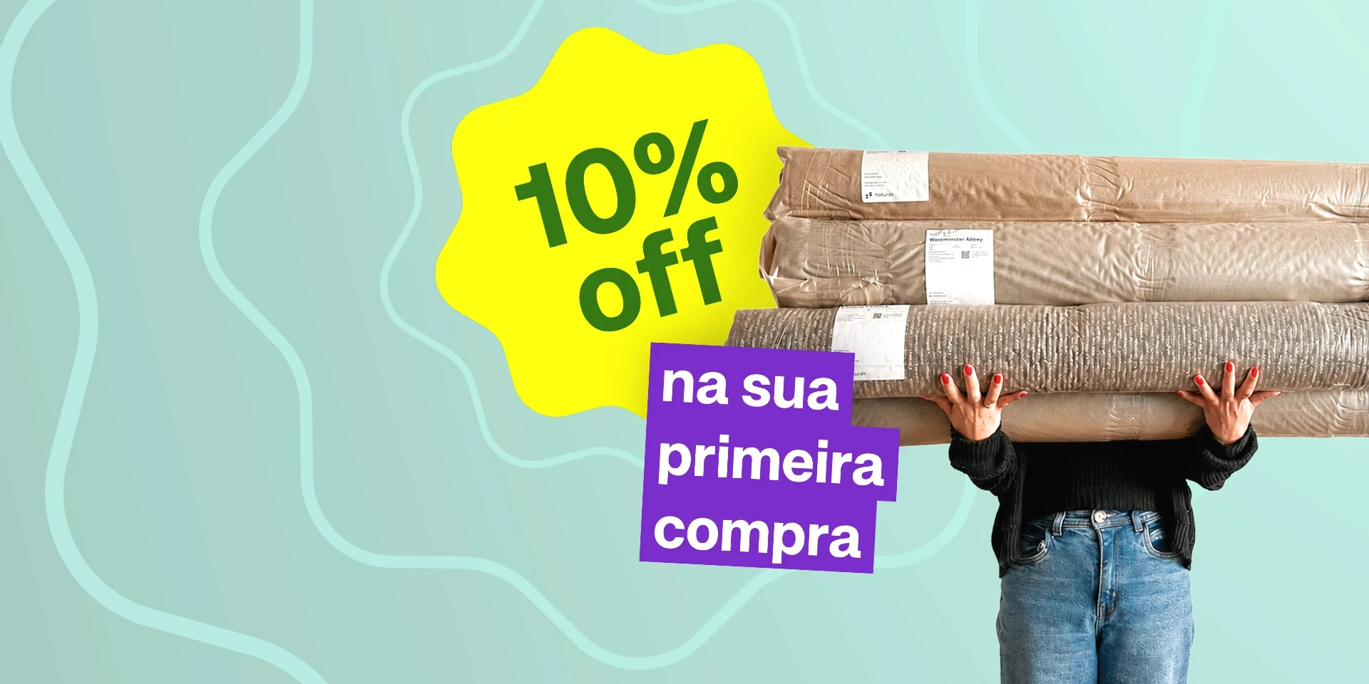10% off na sua primeira compra