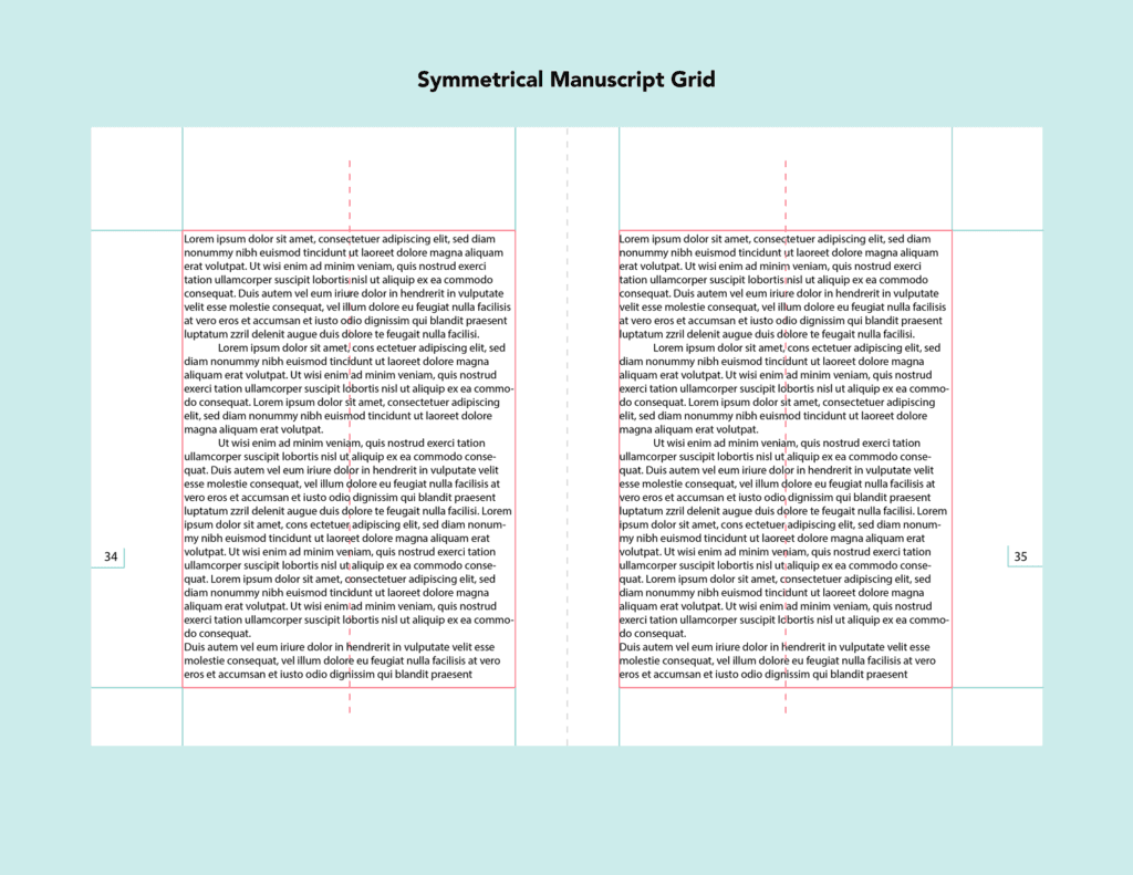 Manuscript grid layout