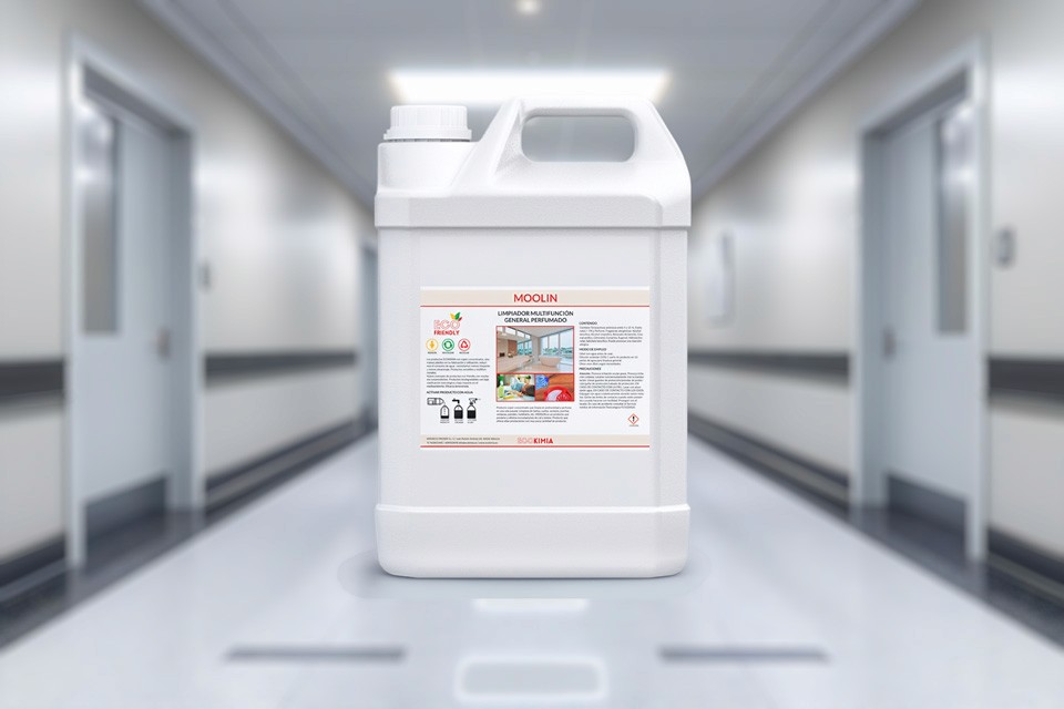 Cheerful woman at desk