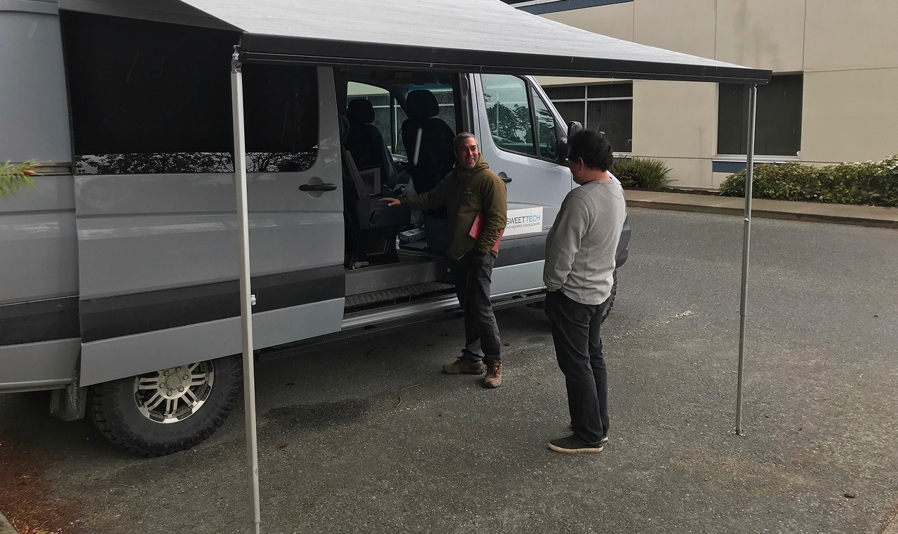 SweetTech team preparing for quarry site visit during COVID-19 restrictions