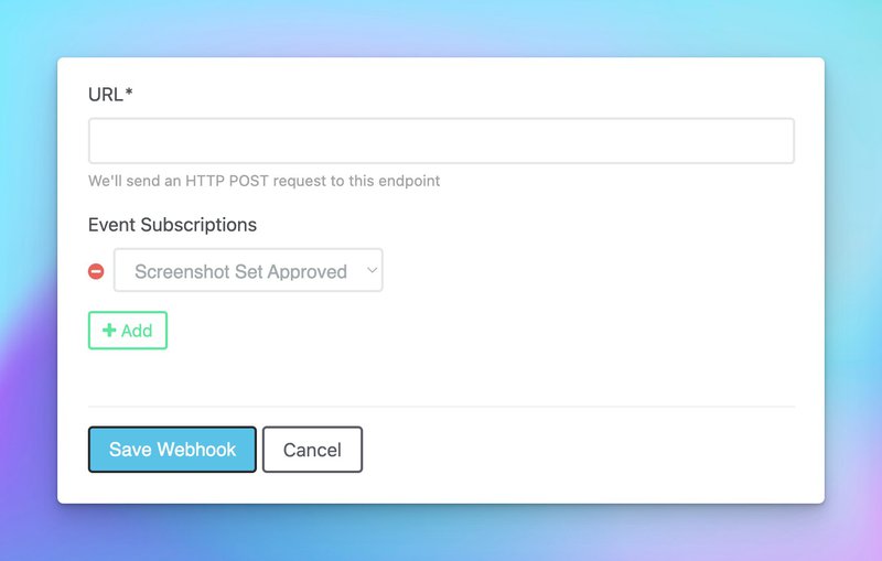 Ad Reform ad screenshots webhooks