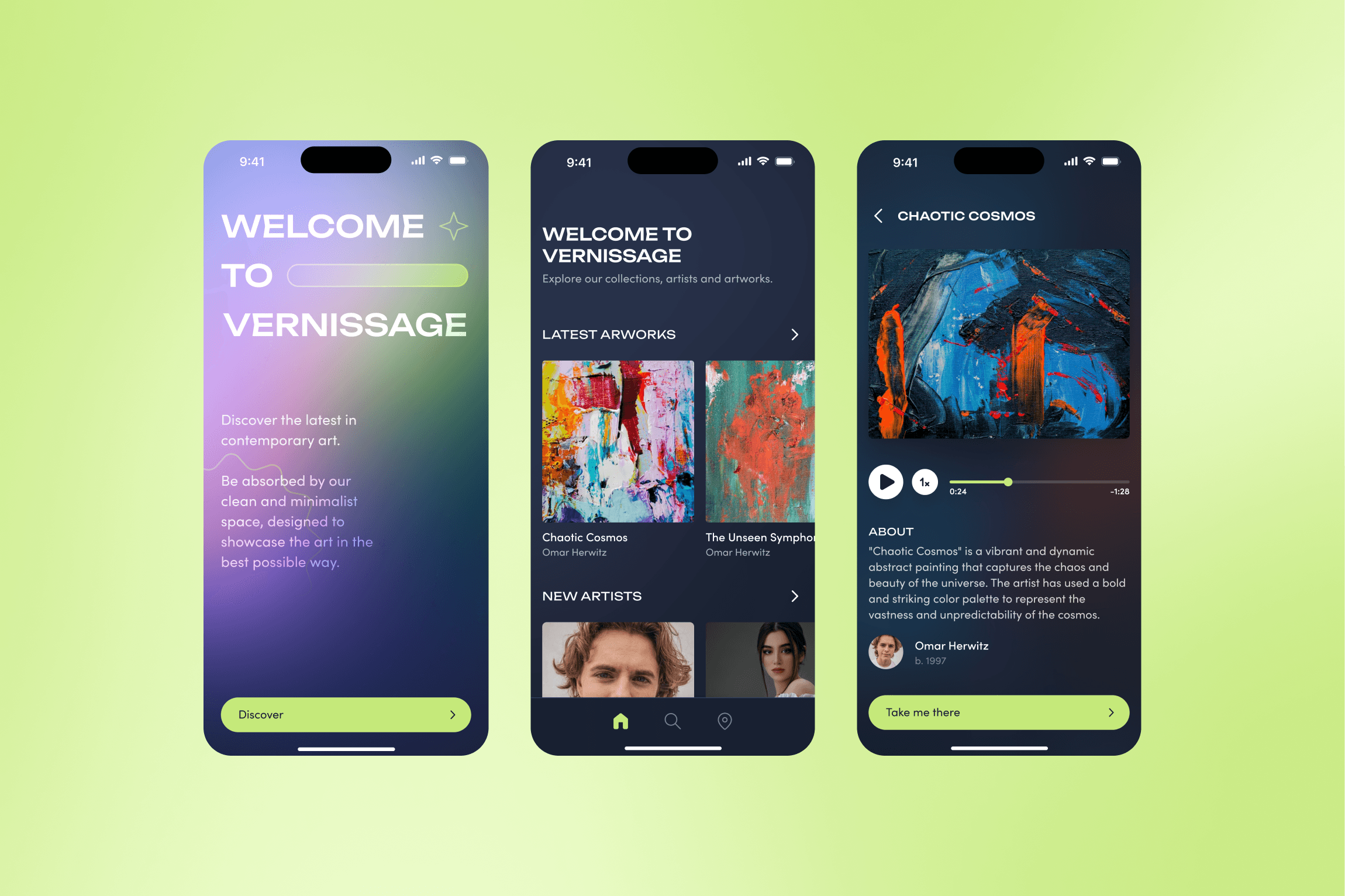 Abstract solo flower 