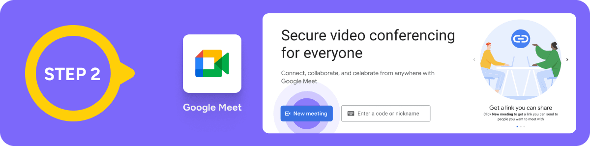 Start a Google Meet