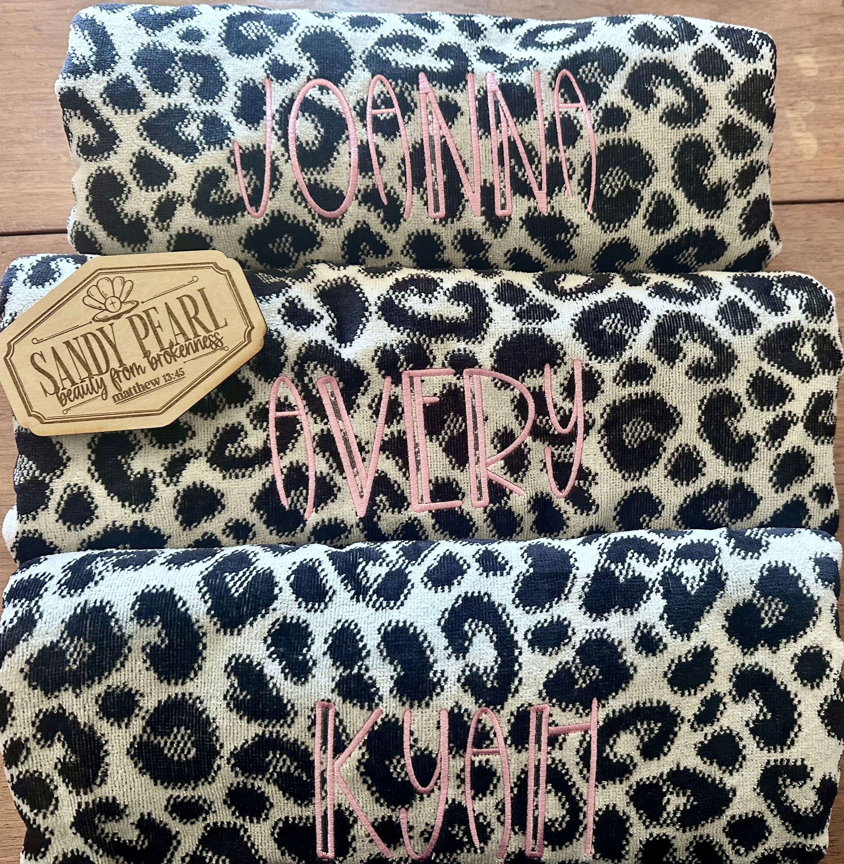Finished embroidery on apparel