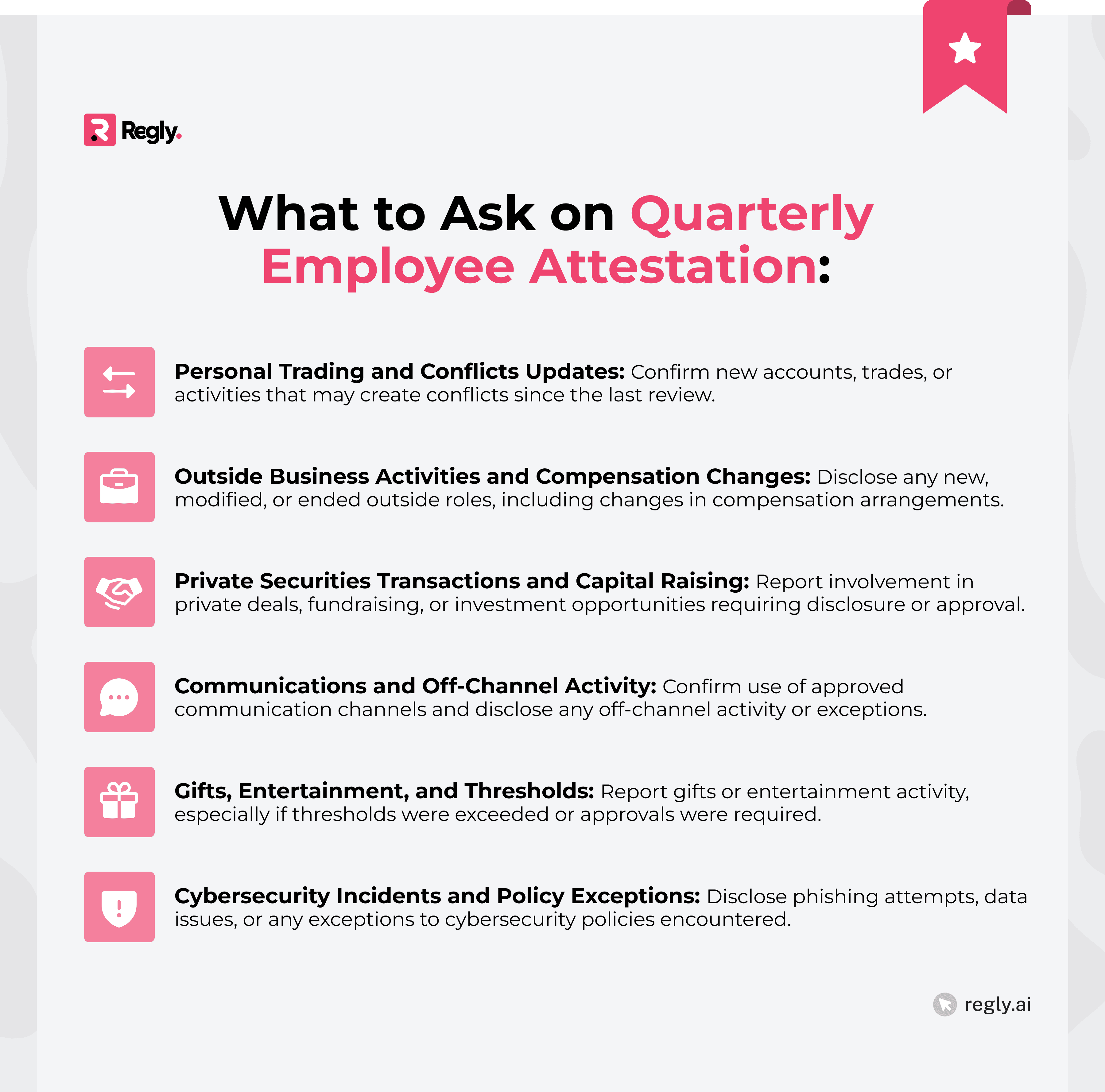 What to Ask on Quarterly Employee Attestation