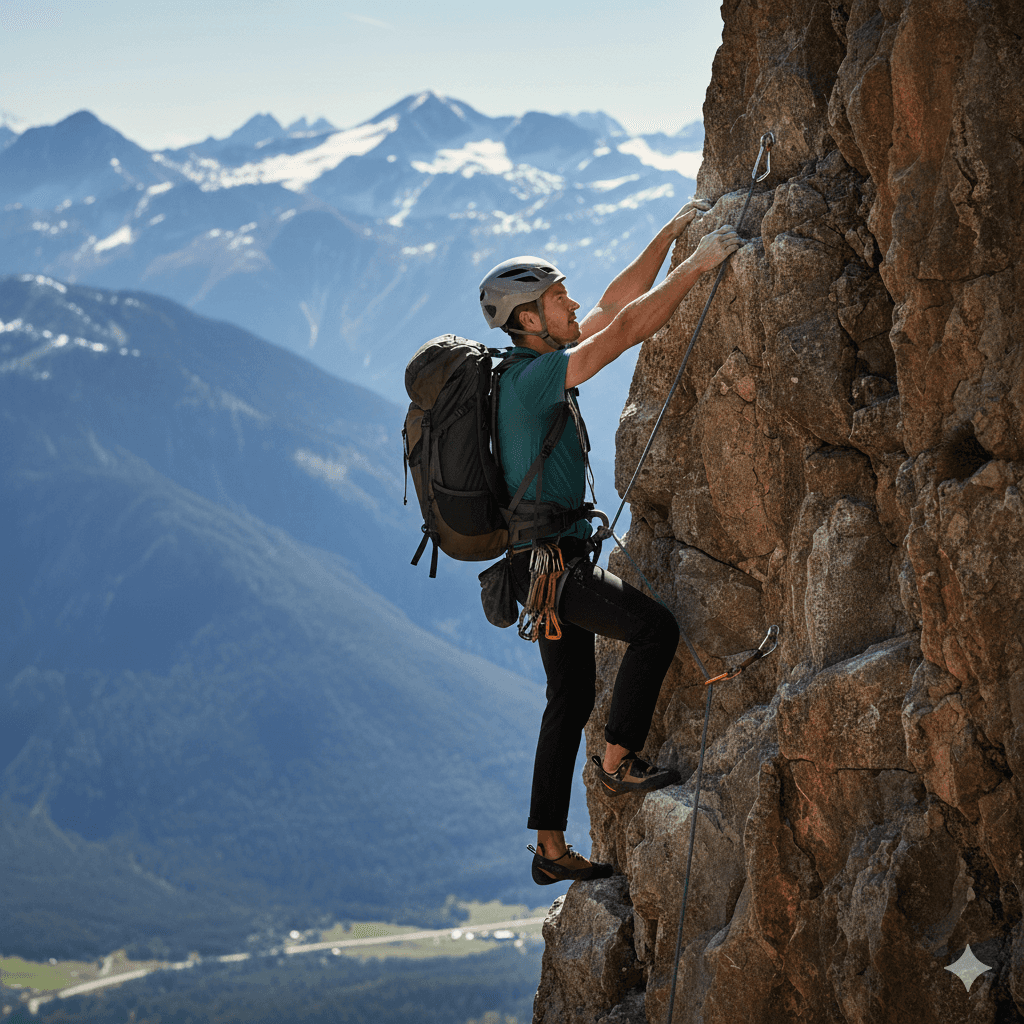 Een skiër liggend in de sneeuw