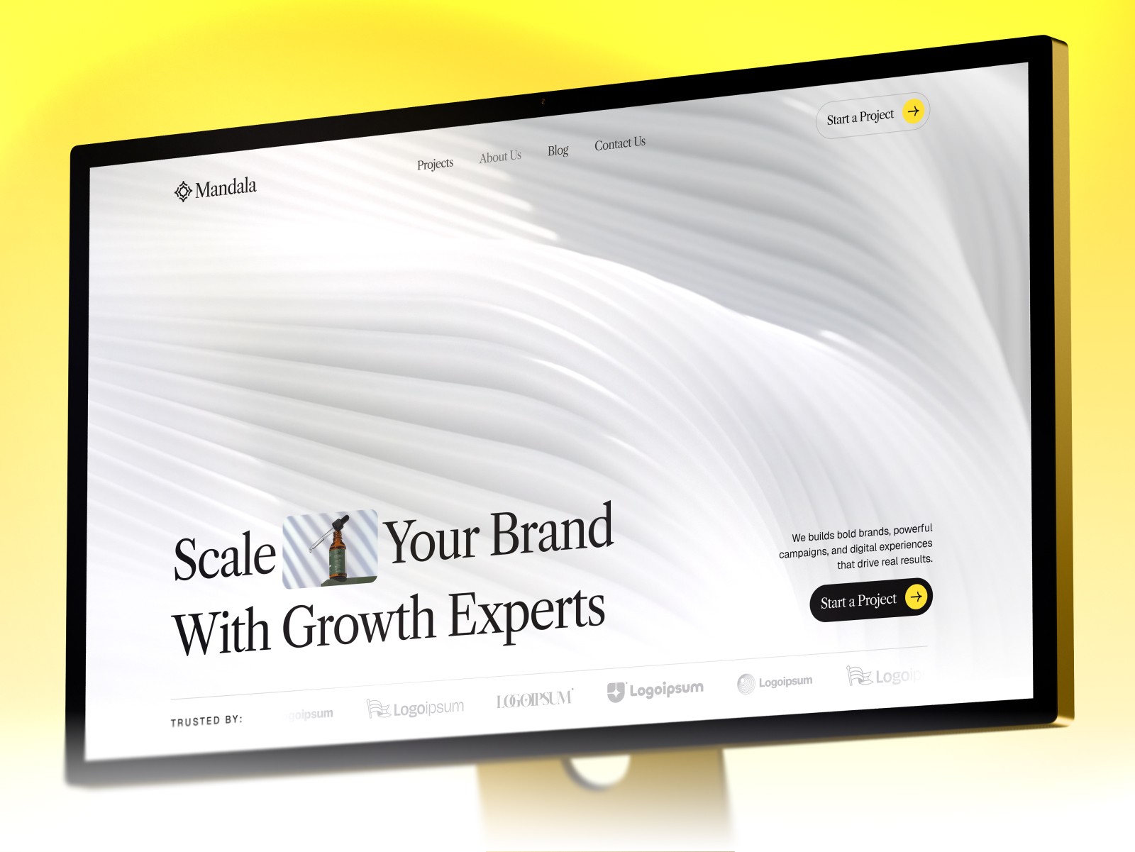 Mandala marketing agency framer template