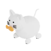 Free 3D cat icon