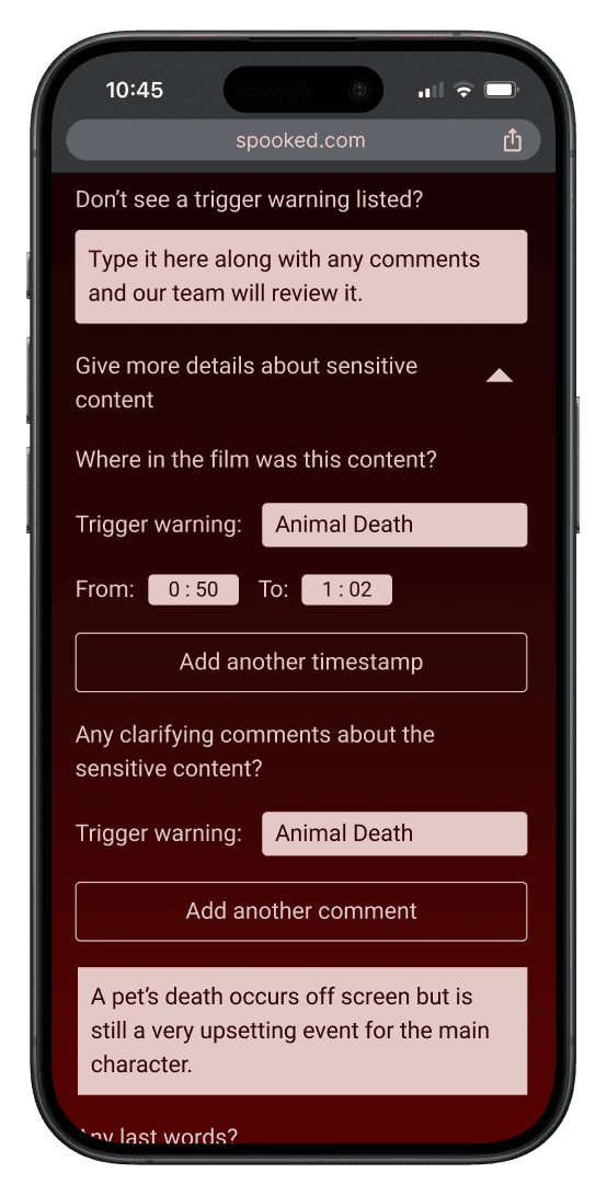 version 1 of movie review form 