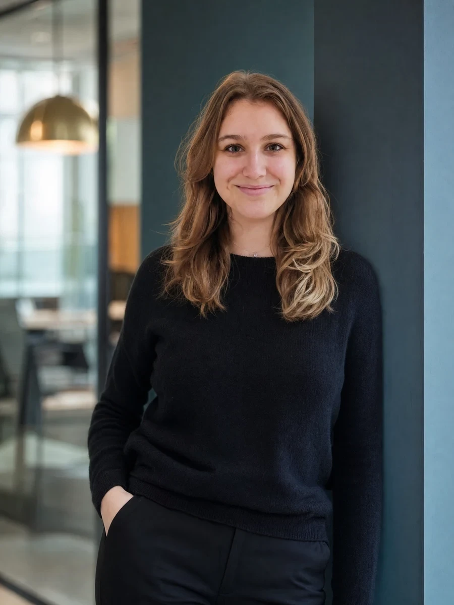 Leonie Weis, Social-Media-Managerin & Redaktion bei dpm-Consulting (KI-bearbeitet)