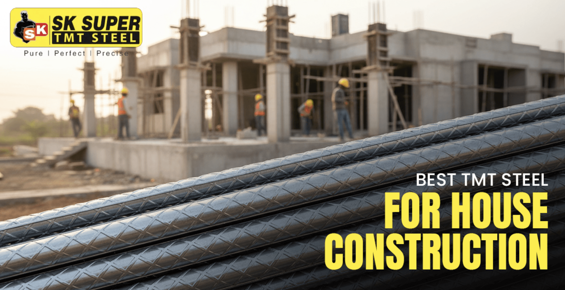 Best TMT steel for house construction