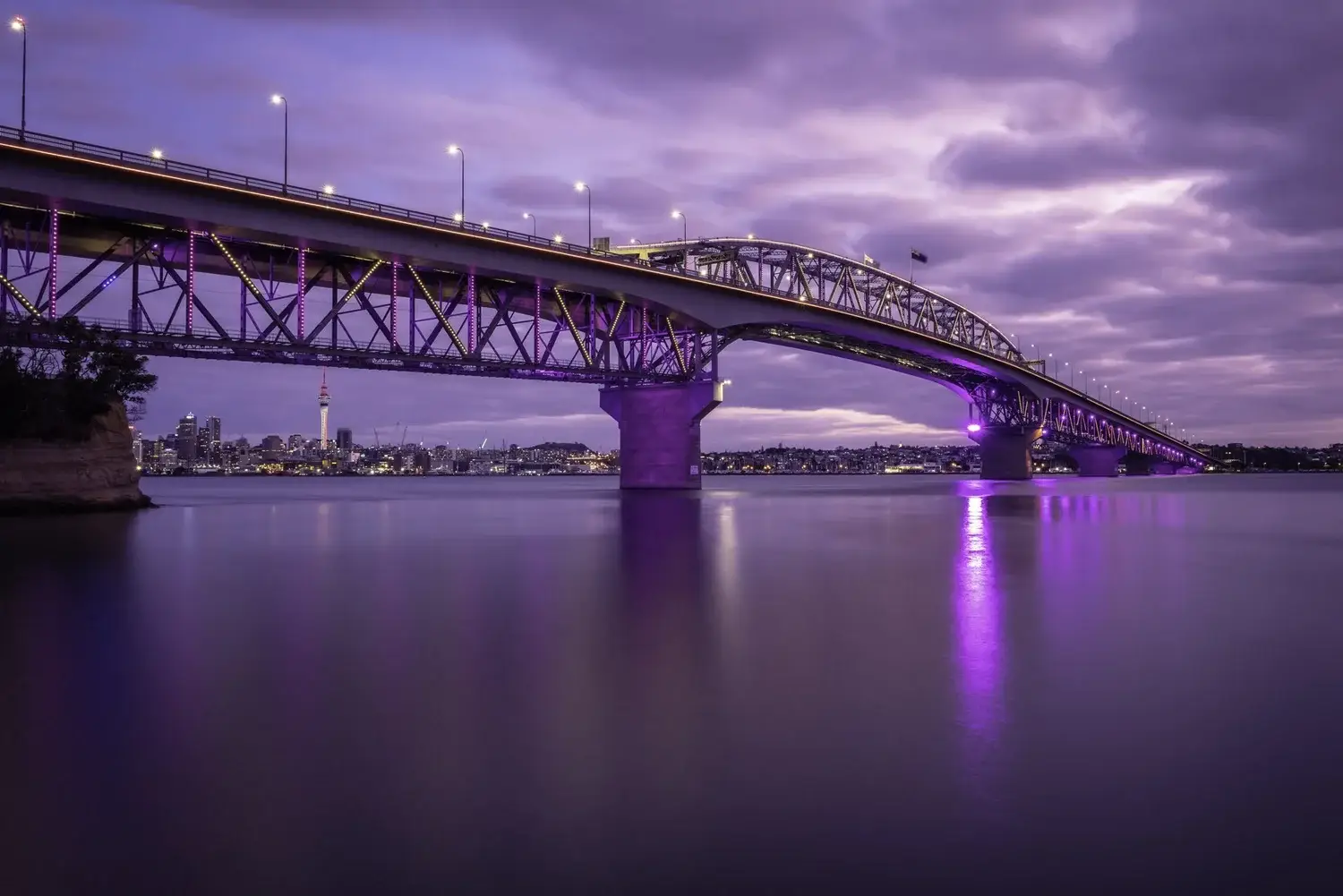 Aurora Over Serene Winter River