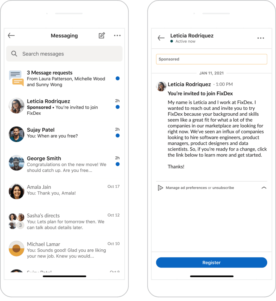 Message Ads Allow You To Target Specific Users Based on Their Experience