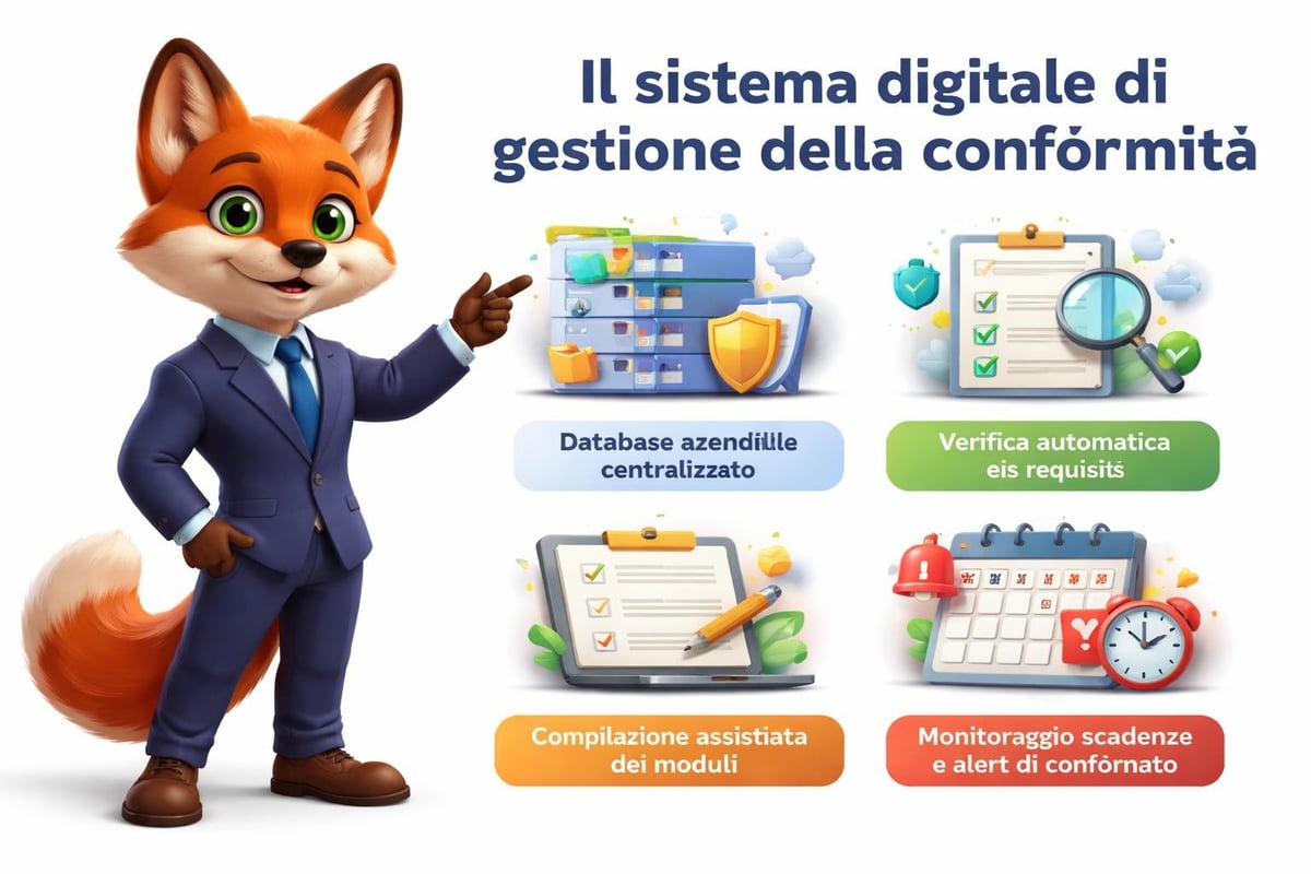 Sistema gestione conformità digitale