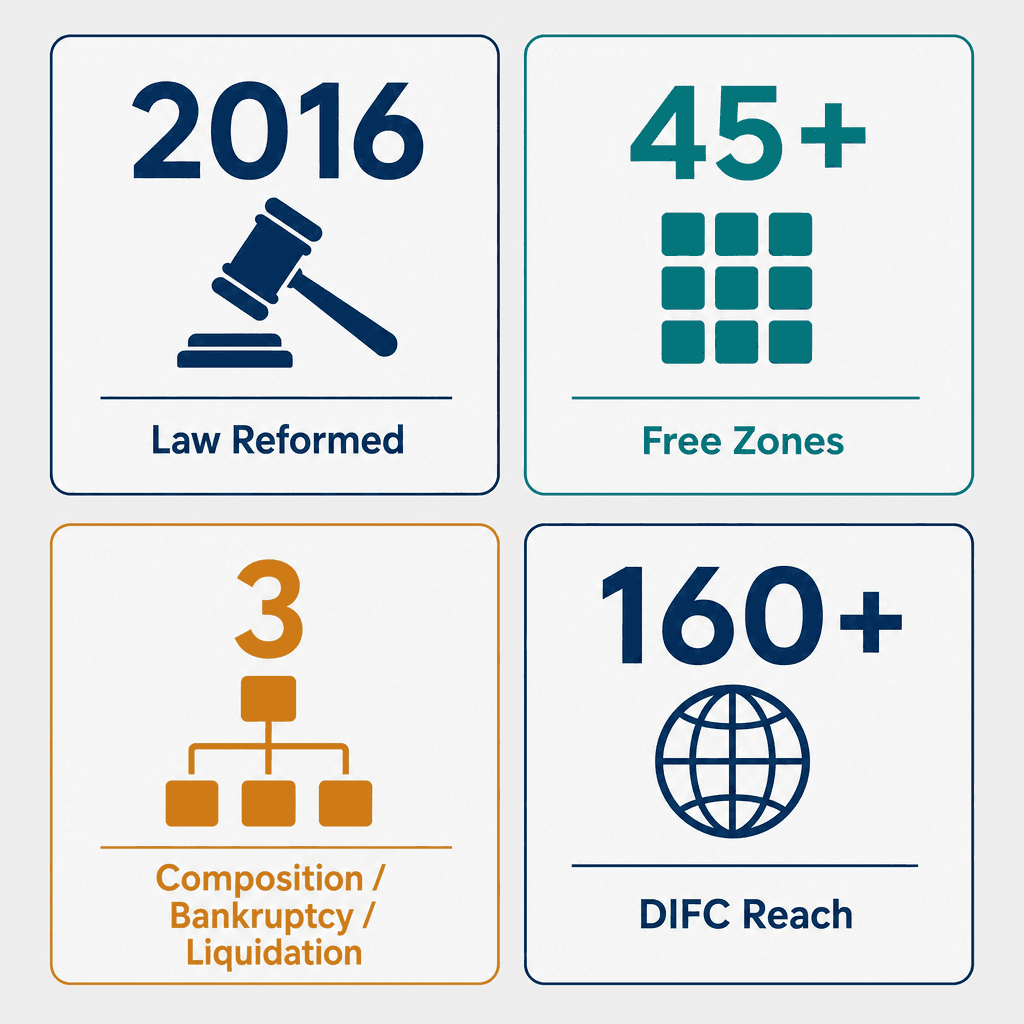 Infographic: Startup Bankruptcy Laws in Dubai: What Founders Need to Know
