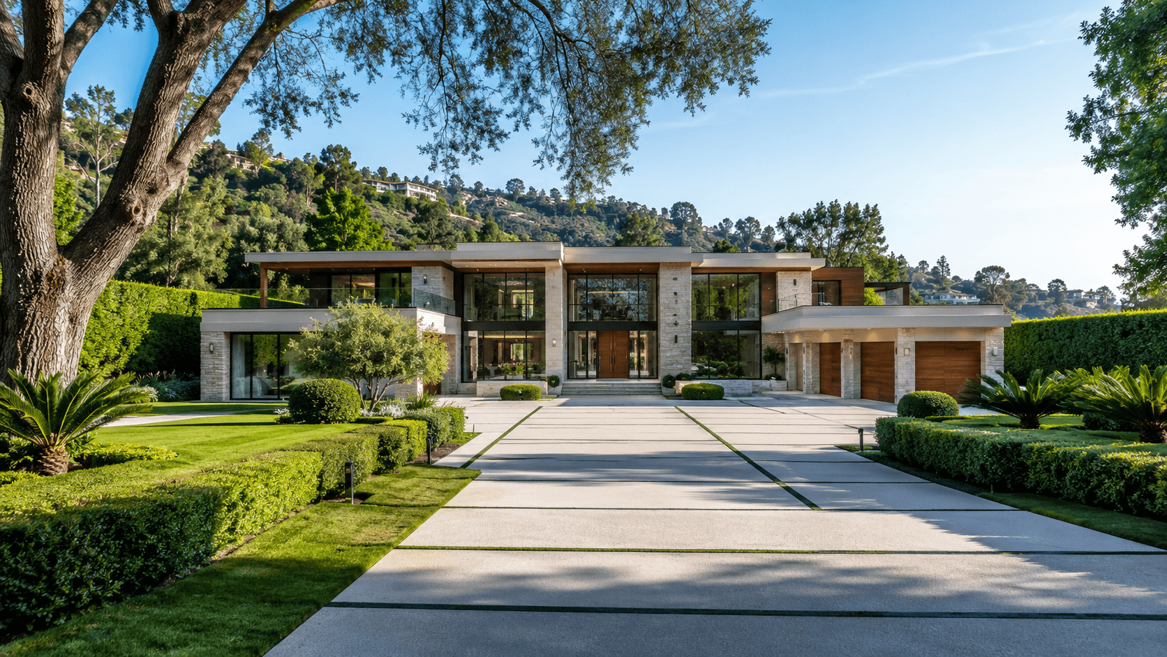 Exterior view of the Bel Air Retreat