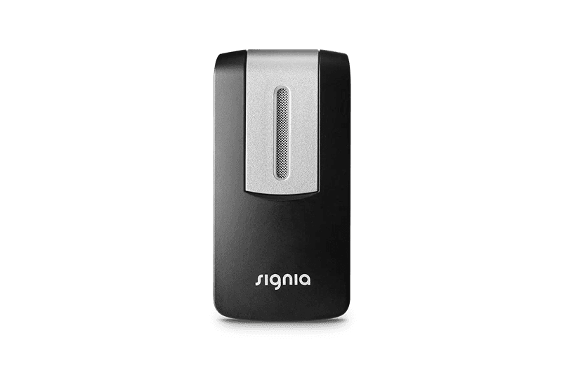 Le Signia StreamLine Mic est un accessoire pour appareils auditifs Signia conçu pour mieux comprendre la parole dans le bruit.