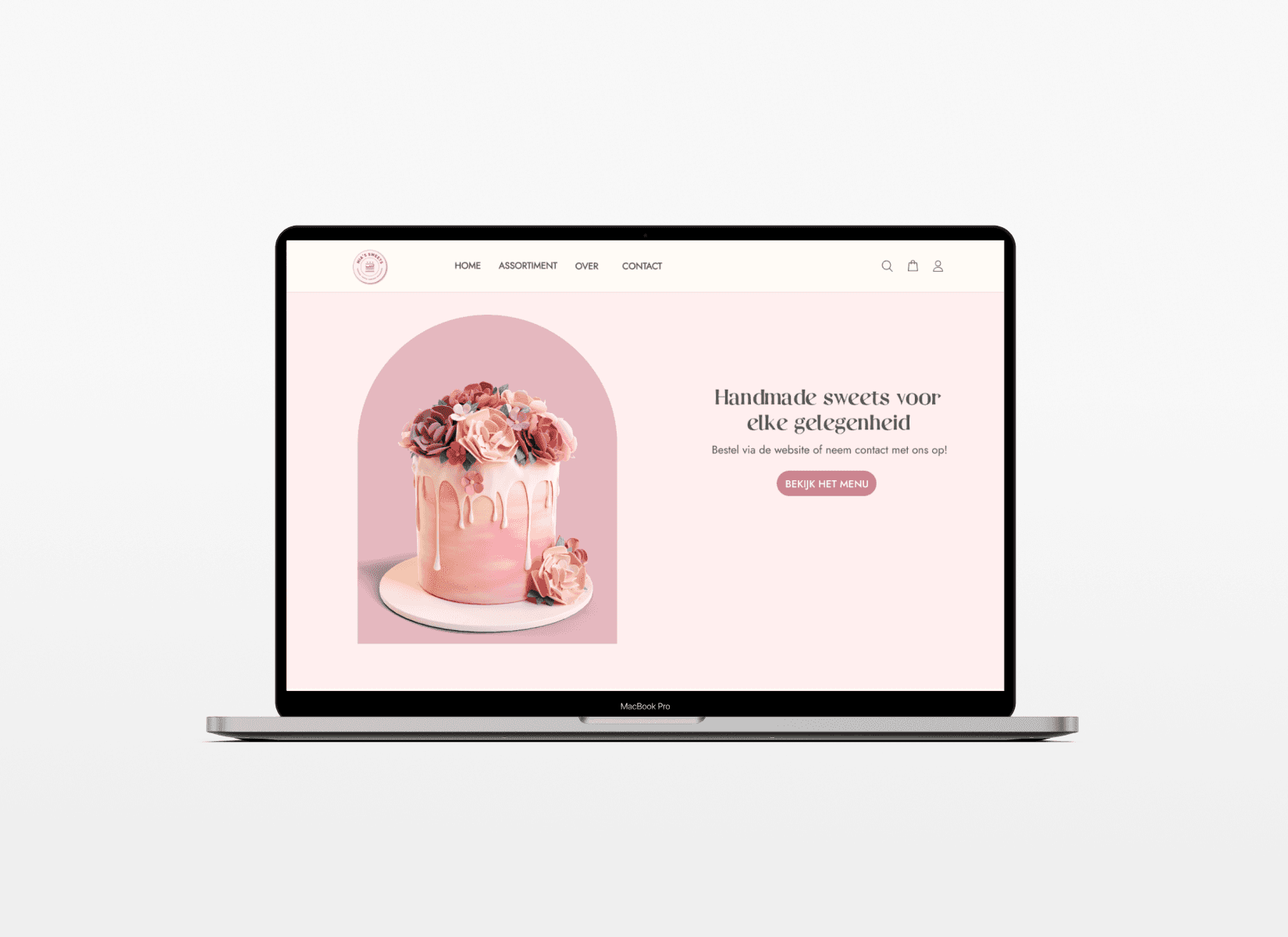 A mockup of a Macbook on a sofa