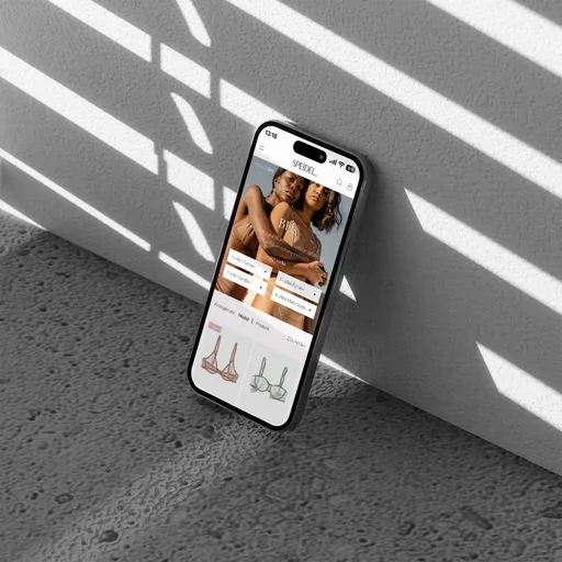 Darstellung Onlineshop Speidel auf einem Handy