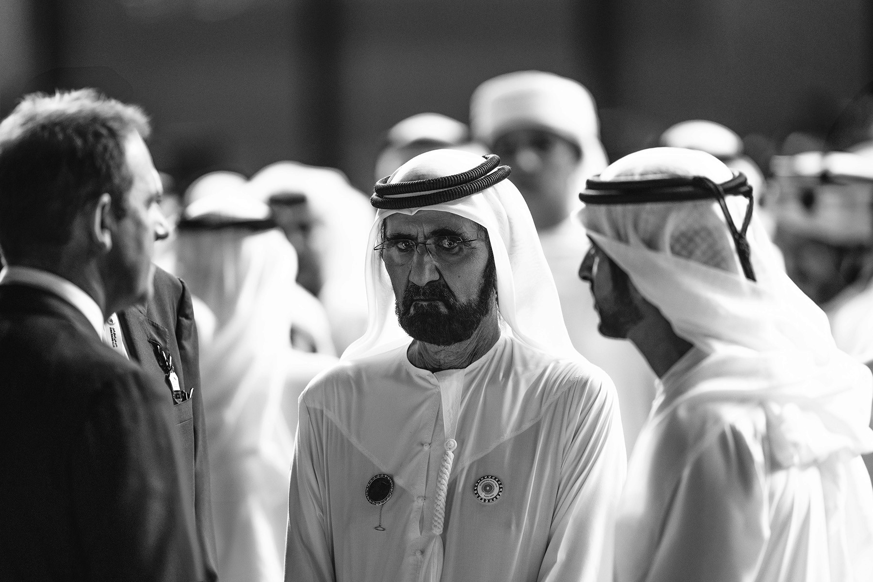 His Highness Sheikh Mohammed bin Rashid Al Maktoum The current ruler of Dubai picture taken by fine art and celebrity photographer Artem Shestakov