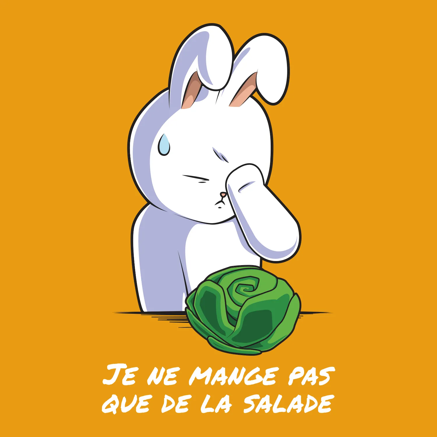 illustration mascotte lapin