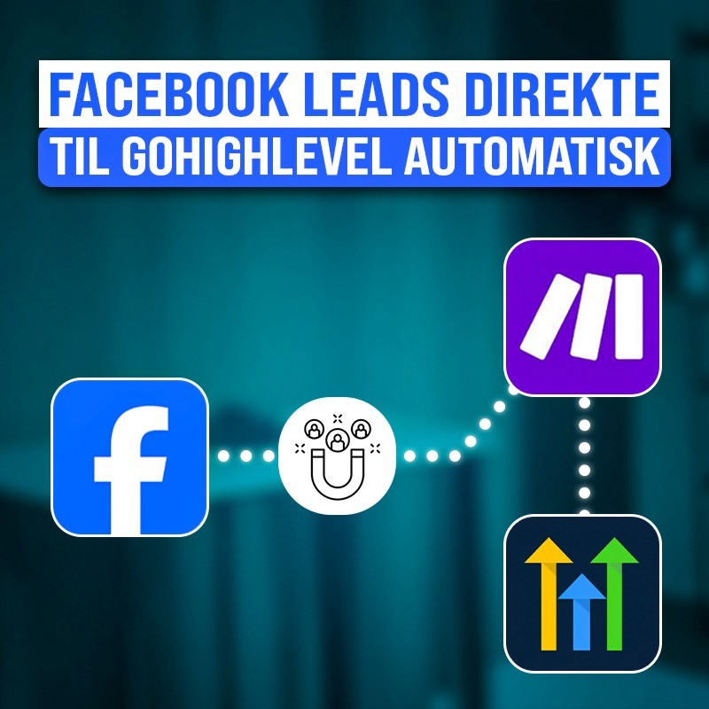 Hvordan Du Sender Facebook Leads til GoHighLevel automatisk (Dansk Make.com guide)