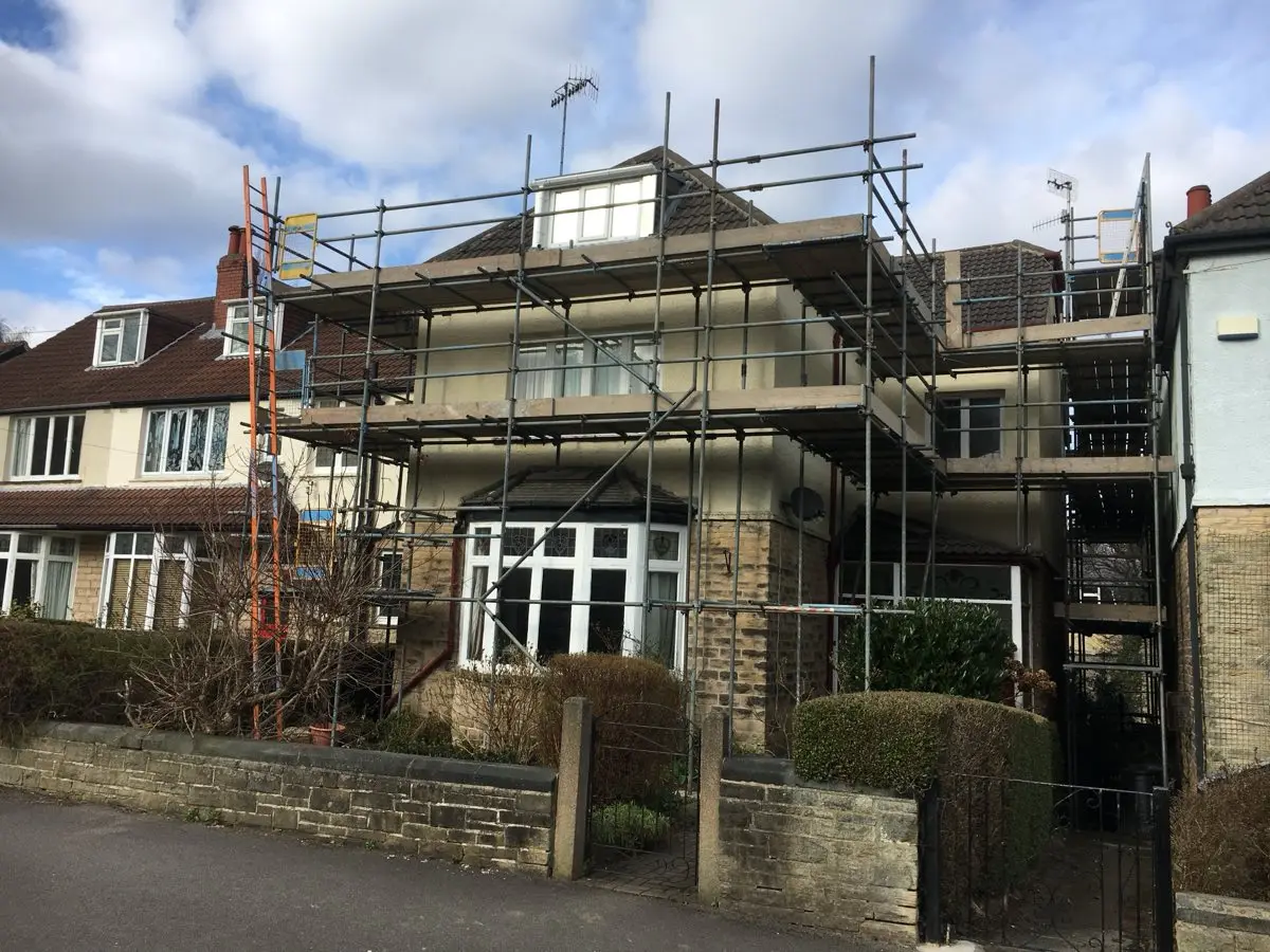 Residential scaffolding project