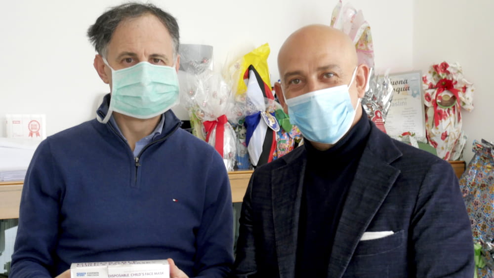 Massimo Pollio at the hospital