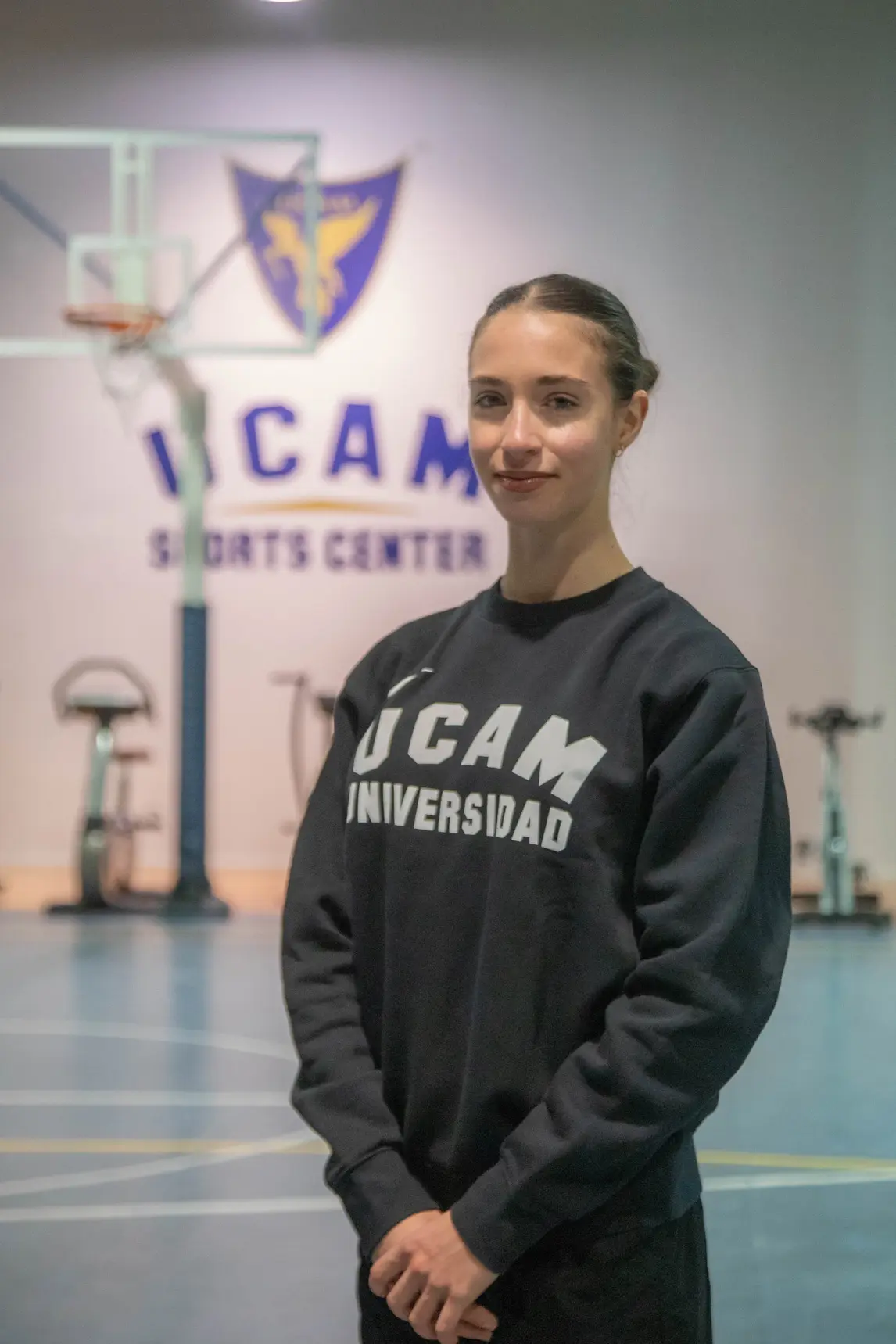 Coach explaining something to an athlete