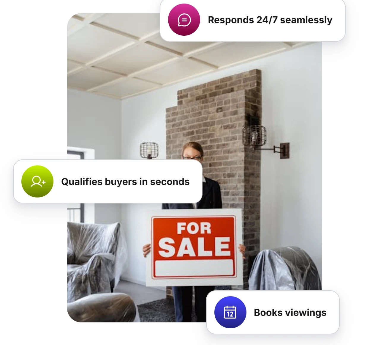 AI agent for real estate agents presenting listings