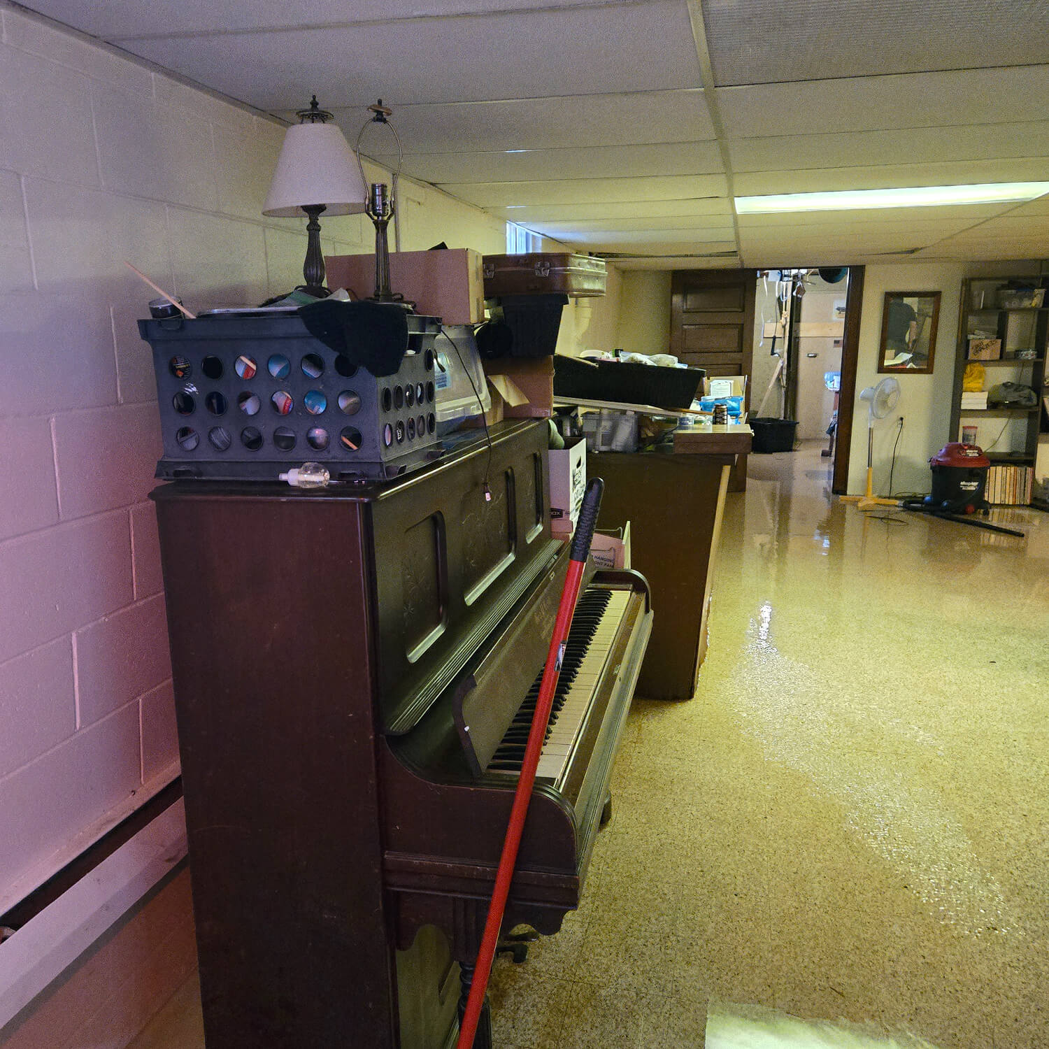 Residential junk removal before