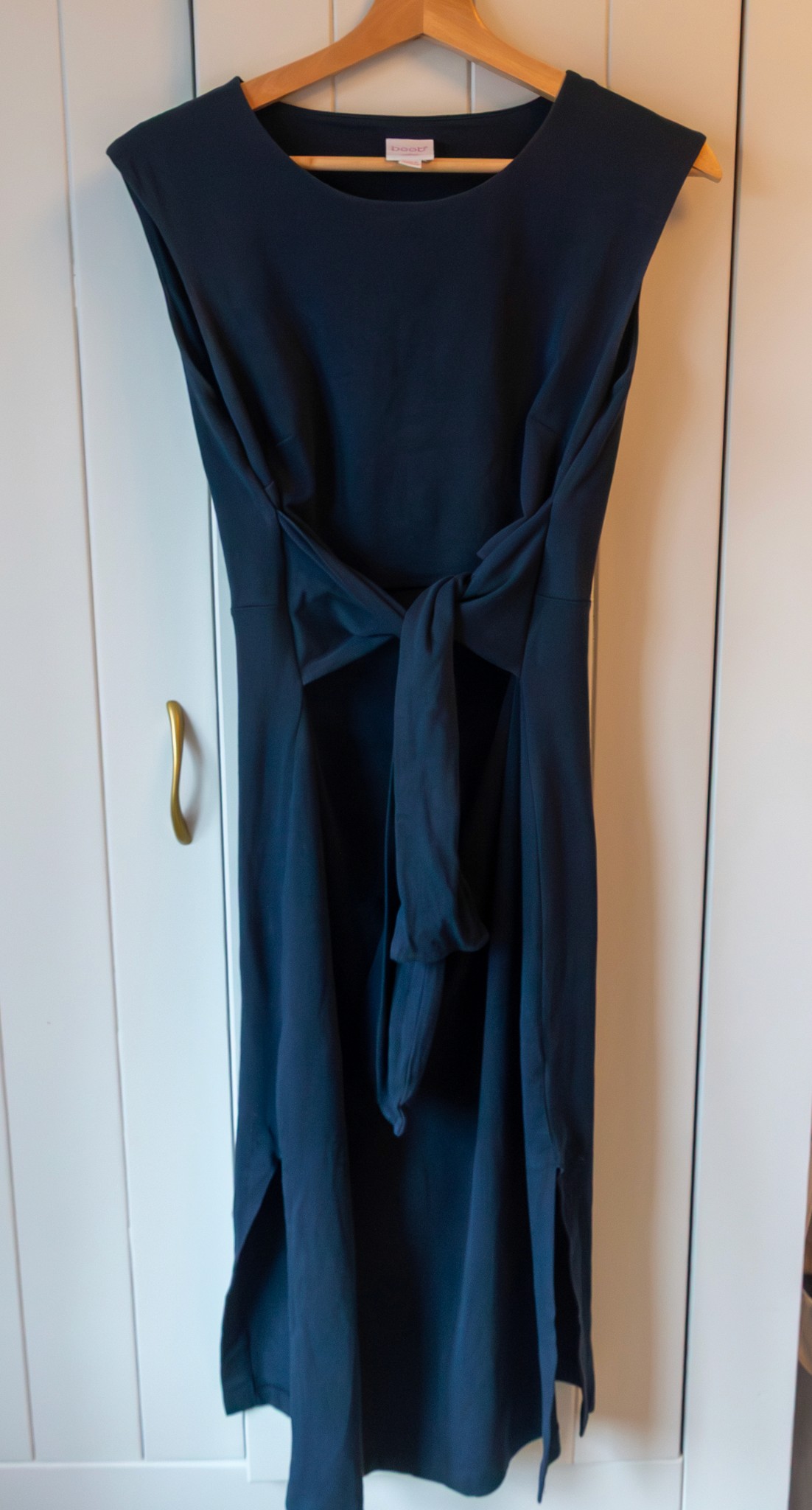 Zwangerschaps- en borstvoedingsjurk, boob design, marineblauw, op hanger