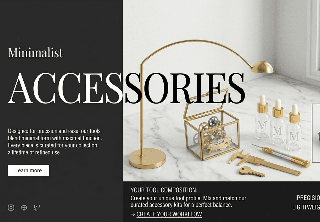 Minimalist Tool Accessories Brand