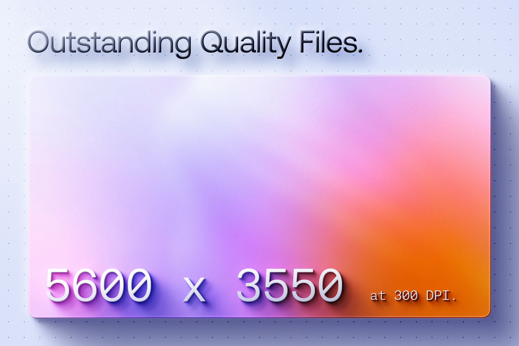High-resolution Fleurox gradient background sized 5600 by 3550 pixels at 300 DPI.