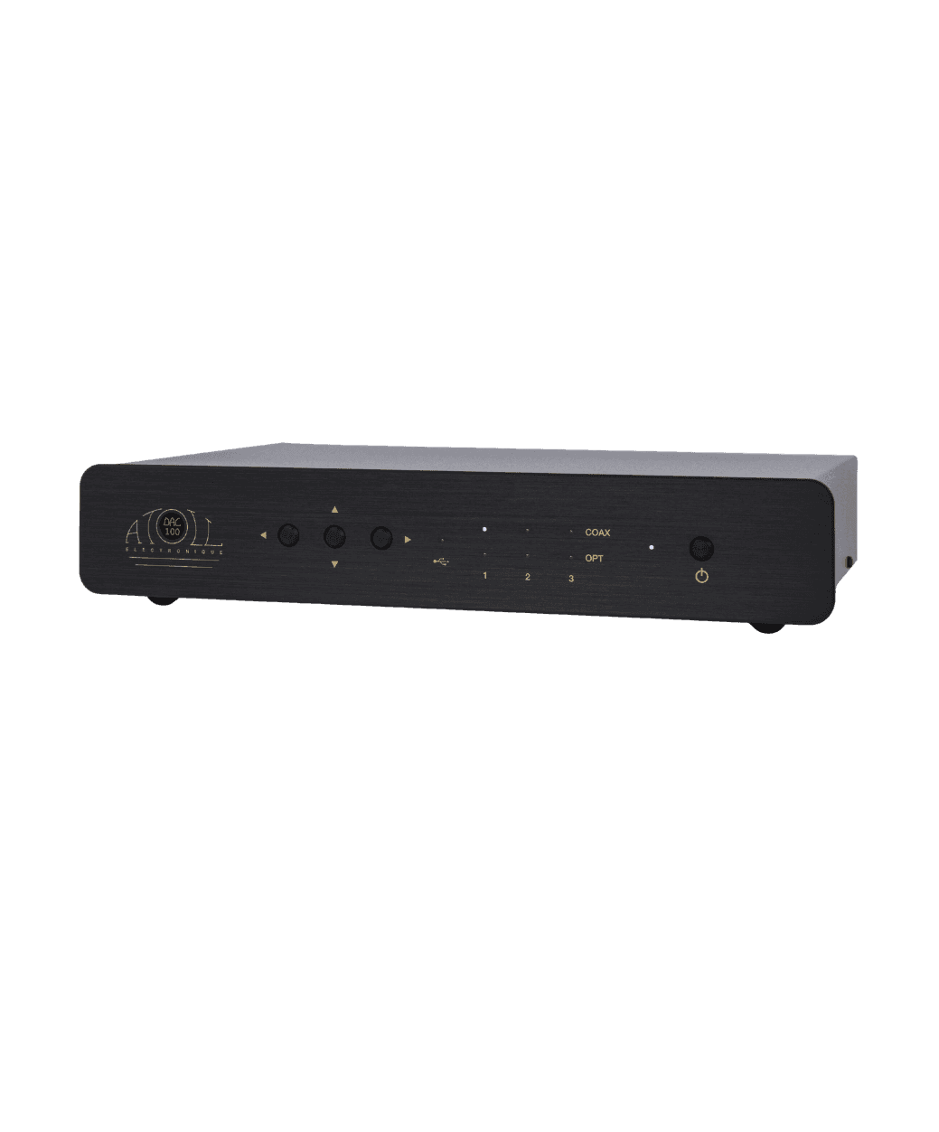 Atoll DAC100 Signature - black - front - LE STUDIO HIFI