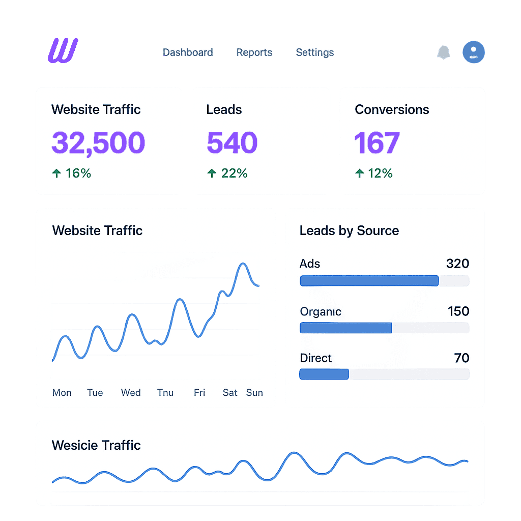 An image of Dreelio's dashboard