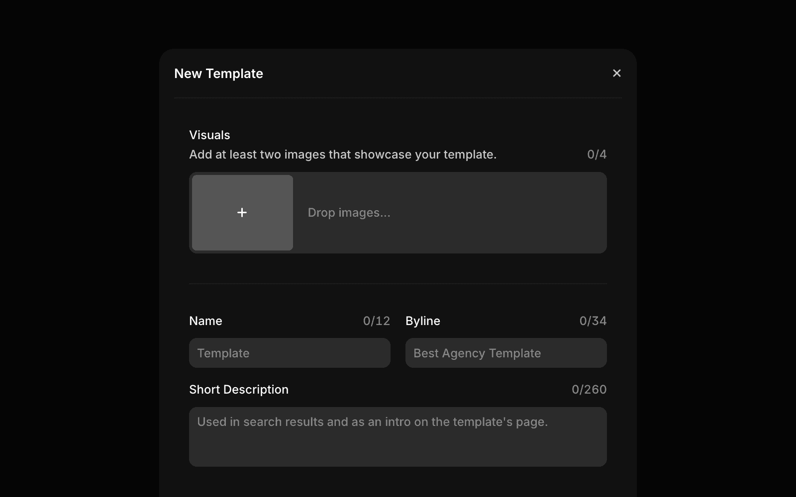 Framer Creator Dashboard \