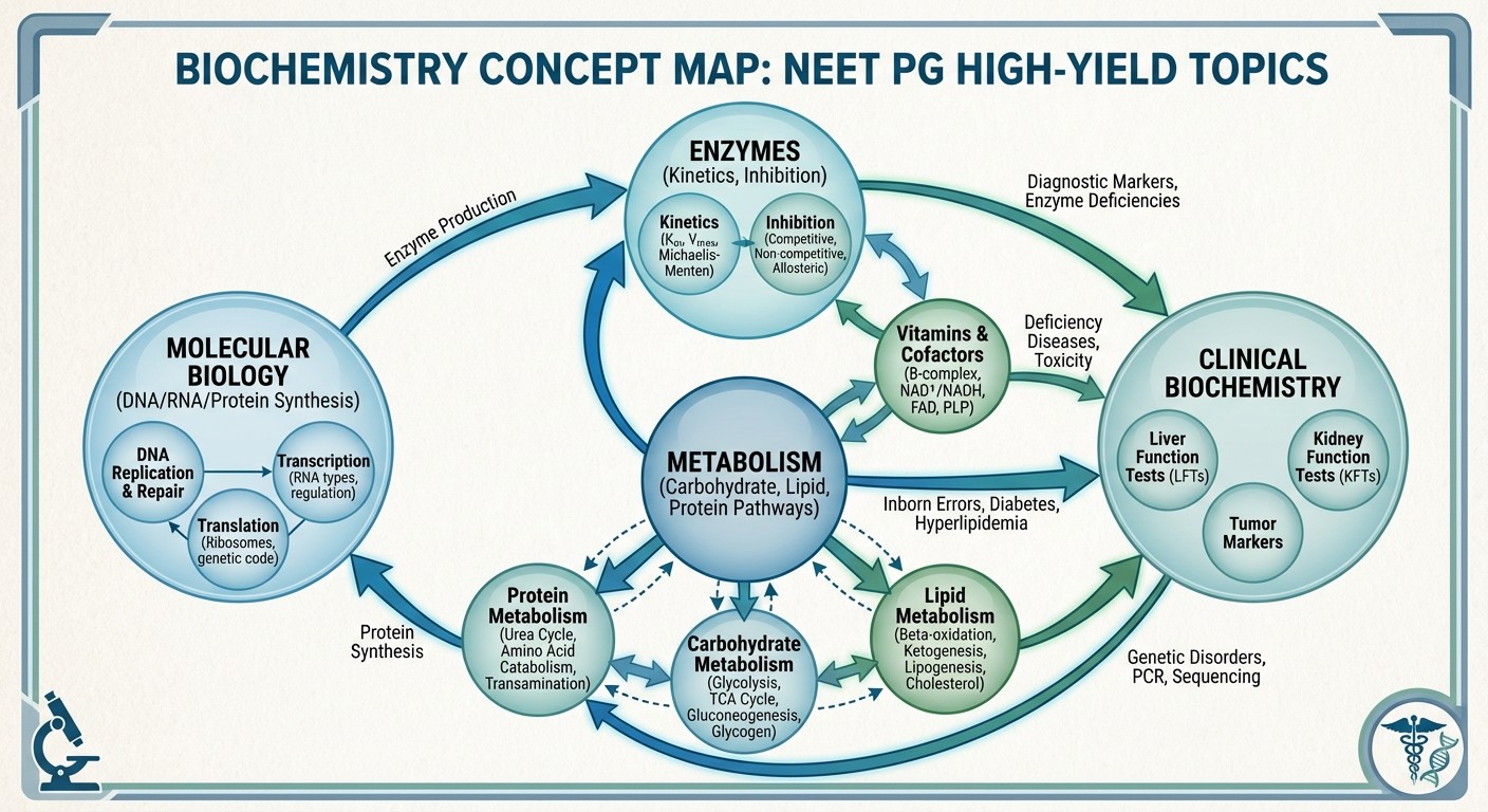 Biochemistry High-Yield Topics for NEET PG