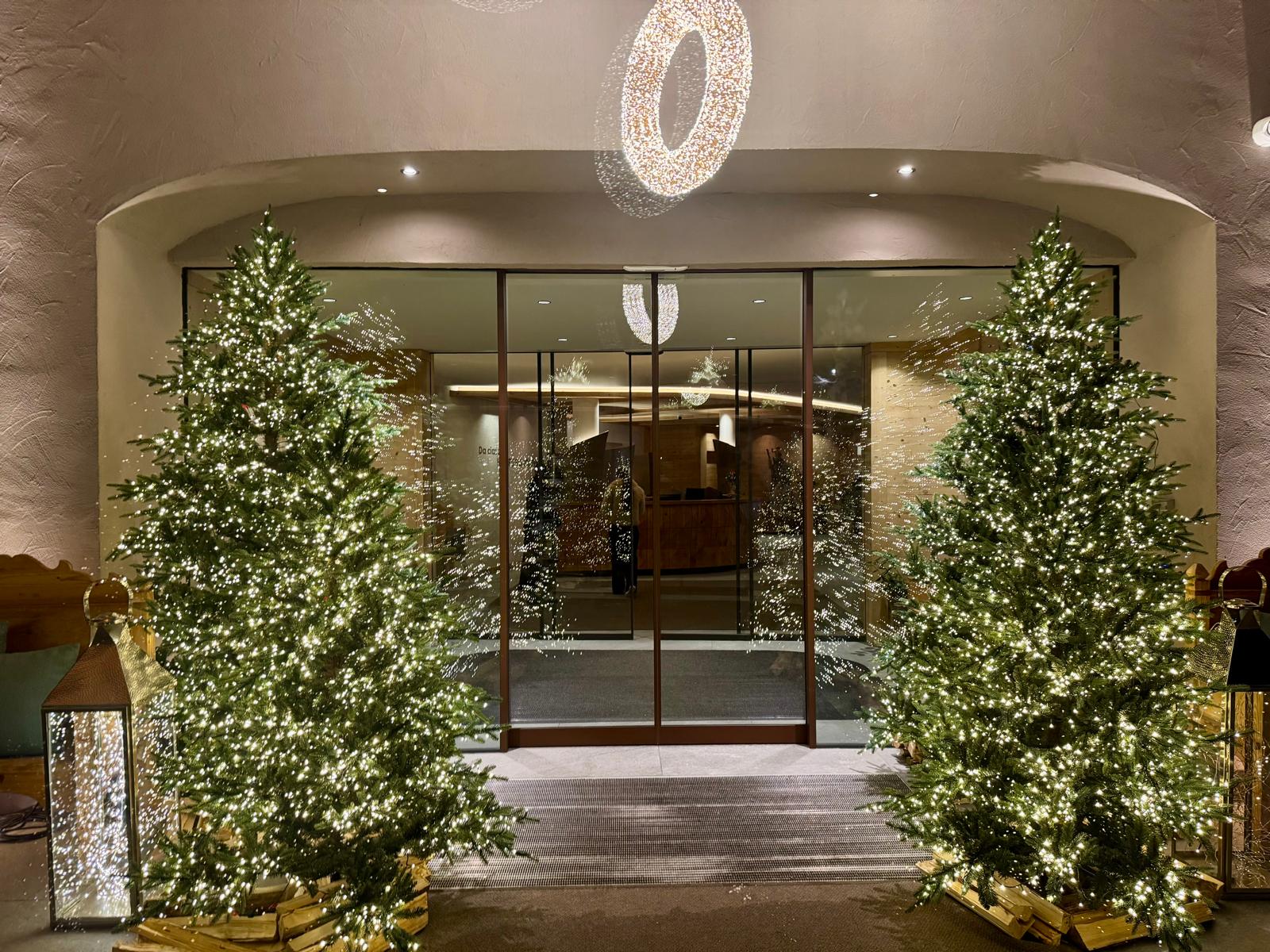 Snow-covered chalet venue for IQUW corporate ski event