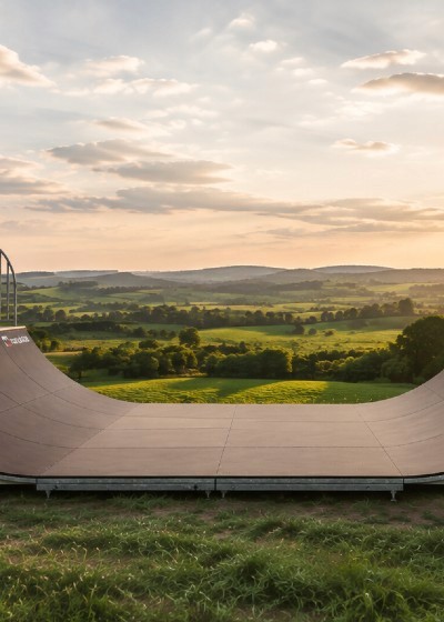 3ft nanuskate progression skateboard ramp center