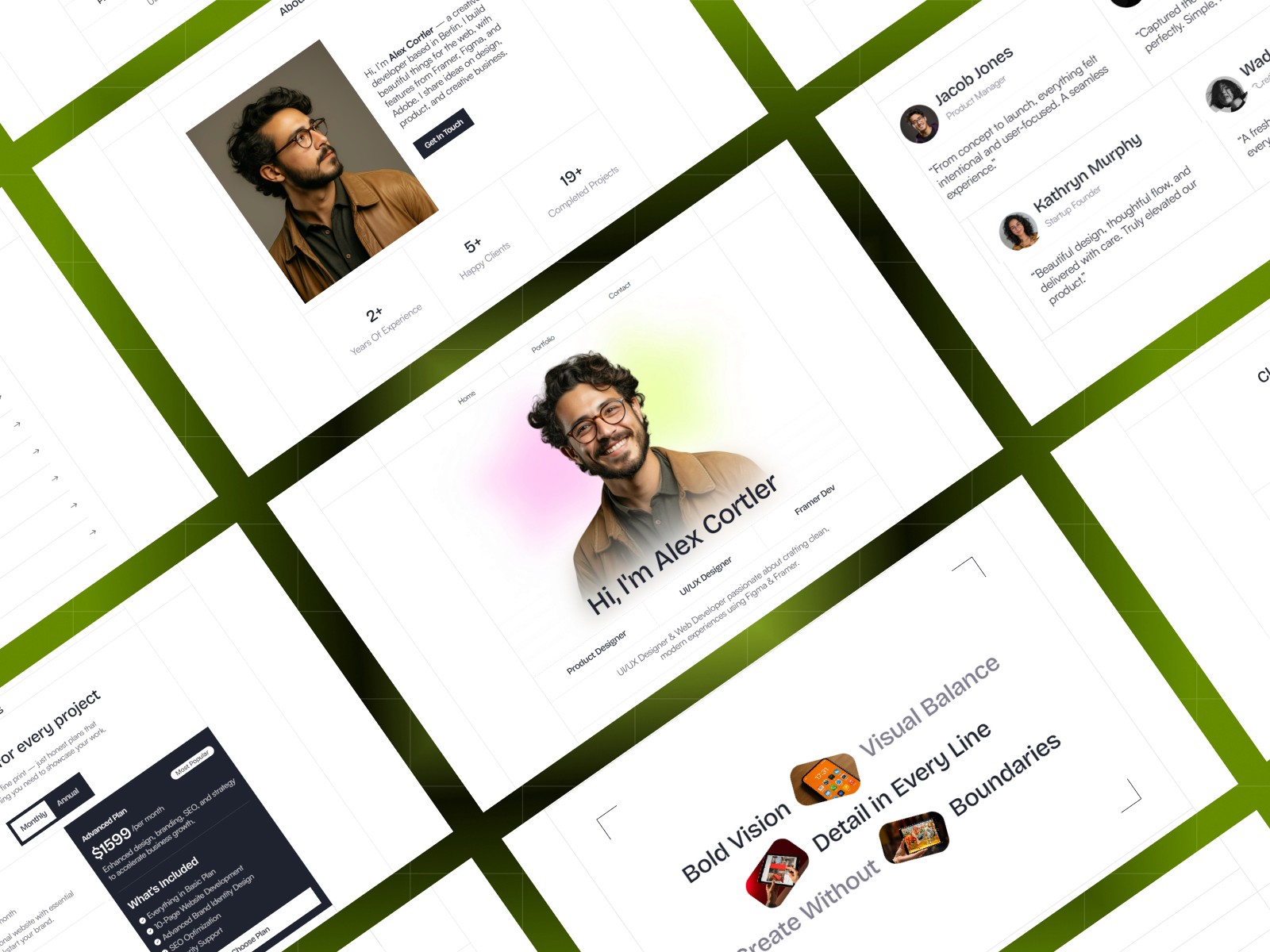 Myfolios — 现代动效创意机构官网设计灵感