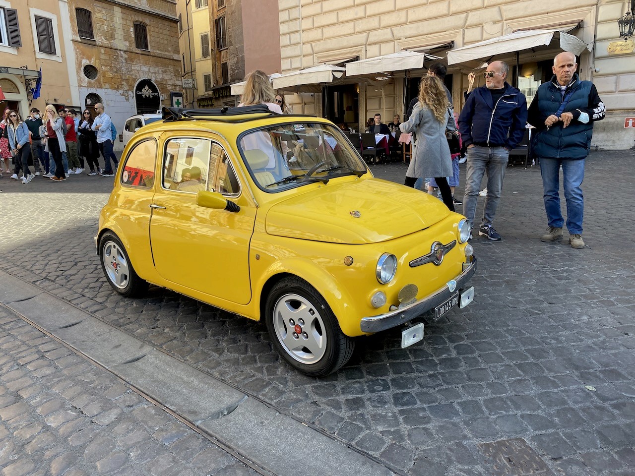 Fiat 500 in Rome